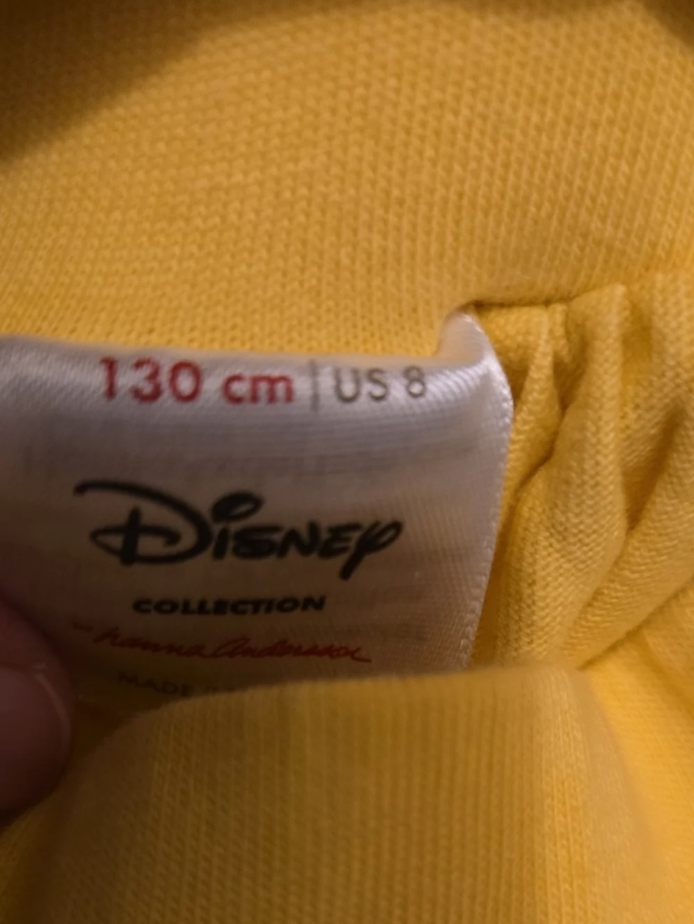 Hanna Andersson Disney Yellow Princess Sweatshirt And Tulle Skirt